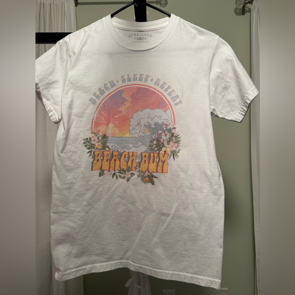 Sunkissed coconut beach bum tee
